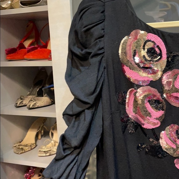 Kate Spade ♠️ sequin embellished floral dress nwot - Picture 4 of 4